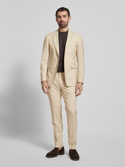 Tiger of Sweden Anzug mit Reverskragen Modell 'JUSTIN' Beige 1