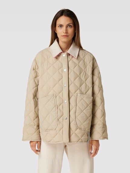IQ Studio Steppjacke mit Umlegekragen Beige 4