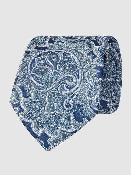 Produktfoto, Krawatte aus Seide im Allover-Look (7 cm) von Willen, heren stropdas van zuiver zijde in klassiek model met all-over look en labeldetail, breedte 7 cm