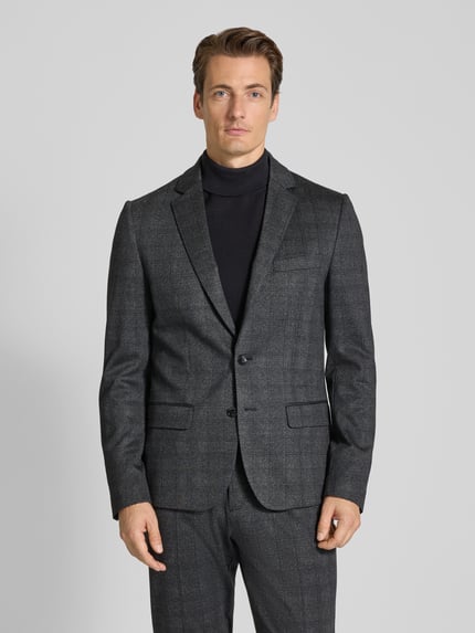 Antony Morato 2-Knopf-Sakko mit Reverskragen Modell 'ASHE' Black 4