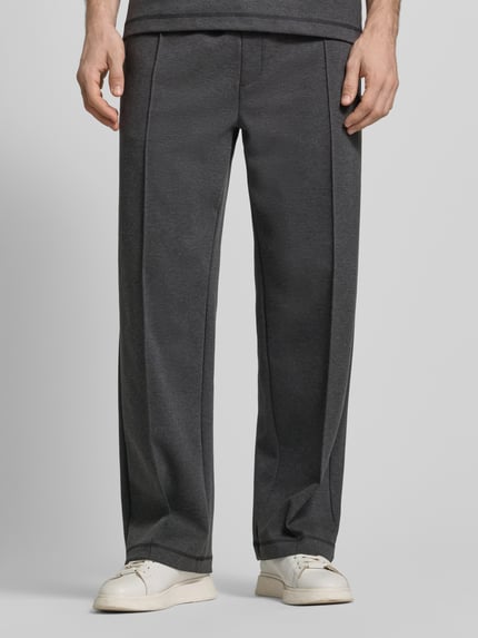 HUGO Regular Fit Sweatpants aus Baumwoll-Mix Modell 'DINETO' Anthrazit 4