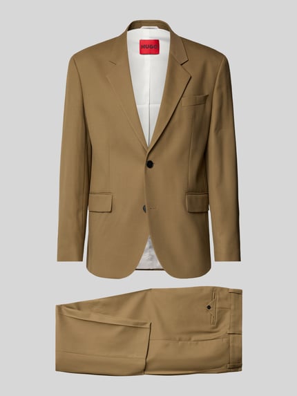 Garnitur o kroju regular fit z dodatkiem wiskozy model 'Karlo-Flips251' Shop The Look MANNEQUINE
