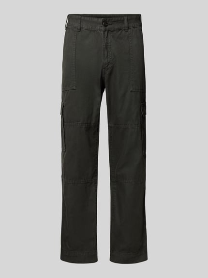 PEGADOR Flared cargobroek met siernaden, model 'RISLEY' Jeansblauw - 2