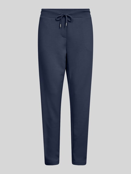 Soyaconcept Spodnie dresowe o kroju regular fit z mieszanka modalu model 'SC-BANU 157' Granatowy 2