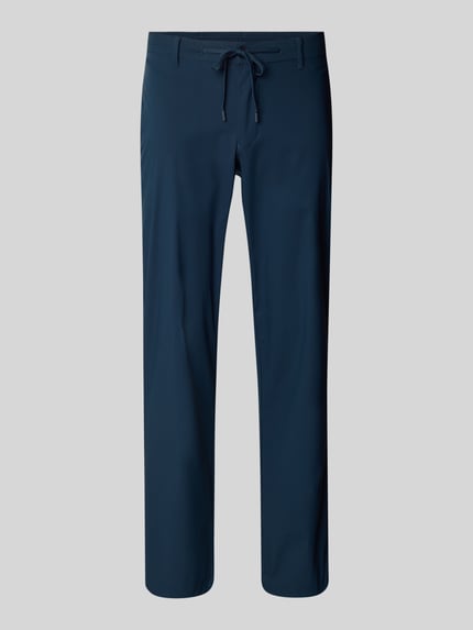 Selected Slim Fit Hose mit Tunnelzug Modell 'LERO' Marine 2