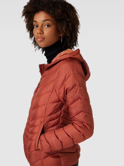 Tom Tailor Denim Gewatteerd jack met capuchon Middenbruin - 3