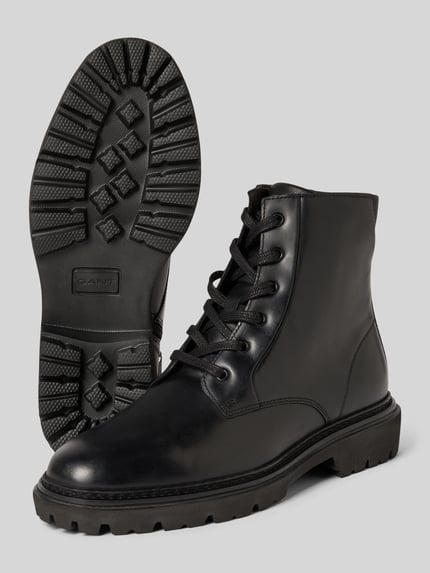 GANT Schnürstiefel aus echtem Leder Modell 'Ivyhill' Black 4