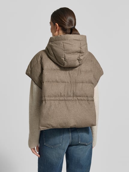 someday. Steppweste mit Eingrifftaschen Modell 'Venkina cozy' Taupe Melange 5