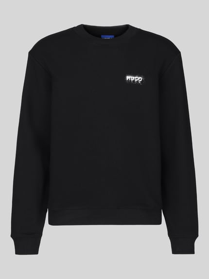 HUGO Blue Sweatshirt mit Logo-Print Nodacrew 10283345 BLACK 2