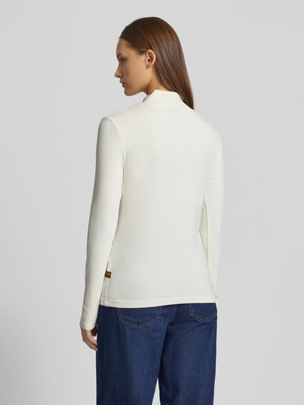 G-Star RAW Longsleeve mit Stehkragen Offwhite 5