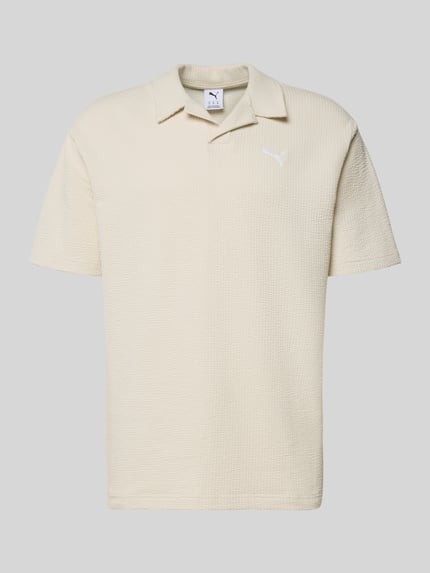 Regular Fit T-Shirt mit Logo-Stitching Shop The Look MANNEQUINE