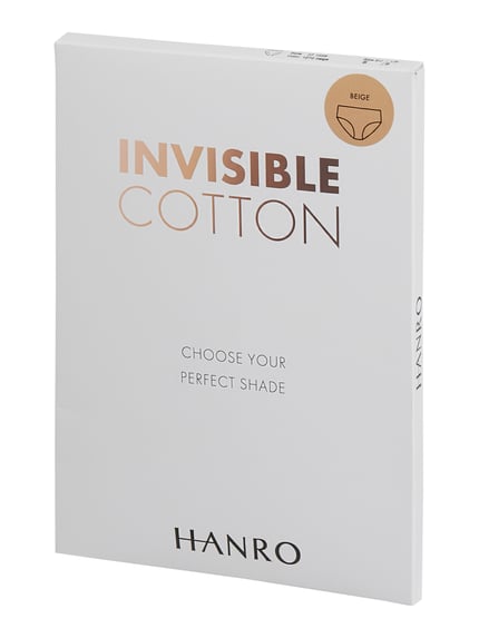 HANRO Panty mit Stretch-Anteil - nahtlos  Modell Invisible Cotton Mittelbraun 2