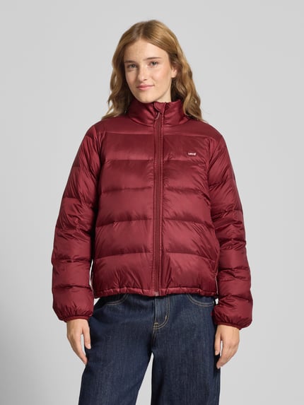 Levi's® Kurtka puchowa o kroju regular fit z detalem z logo model ‘POLLY’ Wiśniowy 4