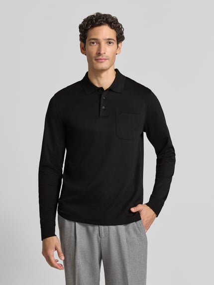 Christian Berg Men Regular Fit Poloshirt mit Baumwoll-Anteil Black 4