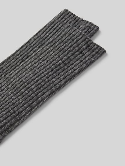 FALKE Socken aus Woll-Mix mit Kaschmir-Anteil Modell 'COSY' Hellgrau 2