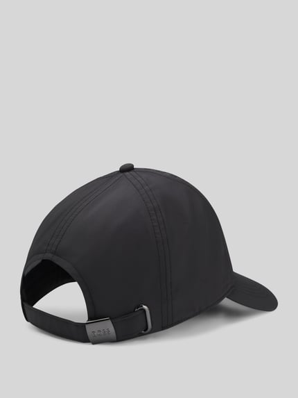 BOSS Czapka z daszkiem z wyhaftowanym logo na całej powierzchni model 'SETH-M-PA' Czarny 3