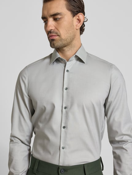 OLYMP Level 5 slim fit zakelijk overhemd met extra lange mouw Groen - 3