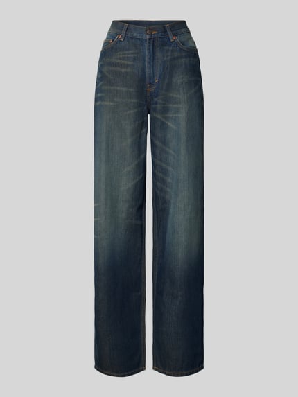 Weekday Loose Fit Jeans im 5-Pocket-Design Dunkelblau 2