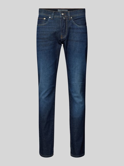 Pierre Cardin regular fit jeans met 5-pocket-design model 'Lyon' Donkerblauw - 2