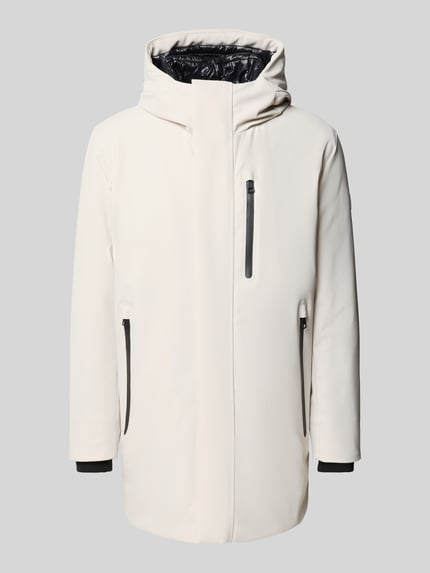 Strellson Regular fit parka met capuchon, model 'FLEX CROSS' Zilver - 2