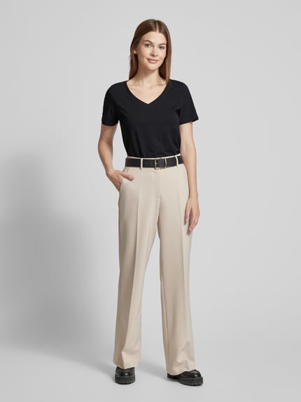 s.Oliver RED LABEL T-Shirt mit V-Ausschnitt Black 1