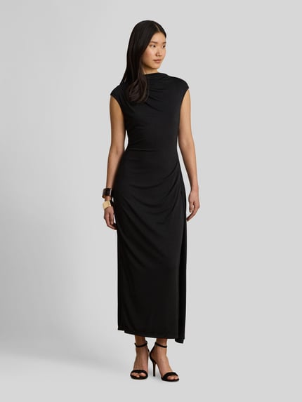 Lauren Ralph Lauren Dopasowana sukienka biznesowa z zabudowanym dekoltem BLACK 4