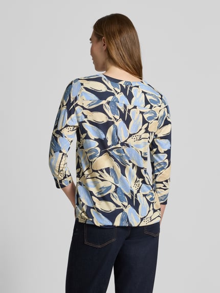 Soyaconcept Regular fit tuniekblouse van viscosemix, model 'Felicity' Lichtblauw - 5