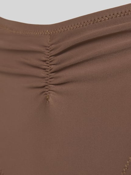 Produktfoto, High Waist Bikini-Slip Modell 'Kelli' von Barts in Braun, Material-Mix mit Stretch-Anteil, Körpernahe Passform, elastischer Bund