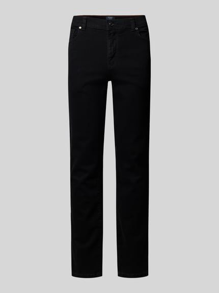 MCNEAL jeansy o kroju slim fit z 5 kieszeni Czarny 2
