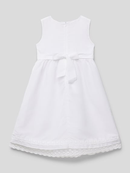 Happy Girls Kleid mit Spitzenbesatz Weiss 3