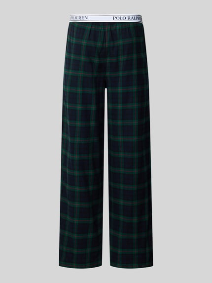 Polo Ralph Lauren Relaxed Fit Pyjama-Hose aus reiner Baumwolle Dunkelgruen 3