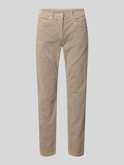 Luisa Cerano Hose mit Eingrifftaschen Beige 2