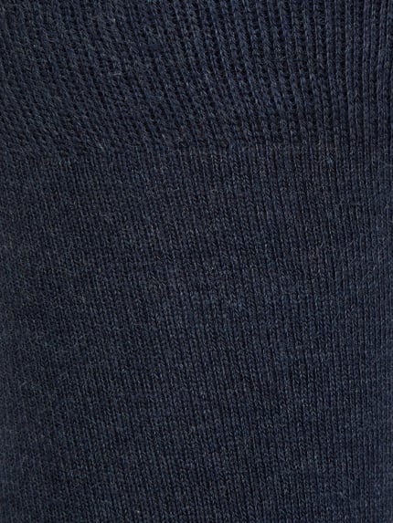 FALKE Sokken met elastische ribboordjes, model 'Family SO' Marineblauw gemêleerd - 2