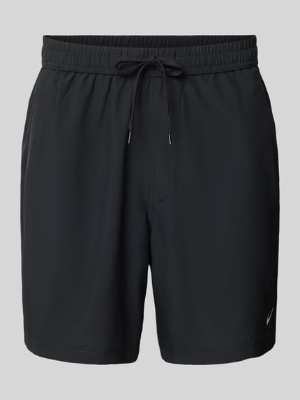 Shorts mit Logo-Print und Eingrifftaschen Shop The Look MANNEQUINE