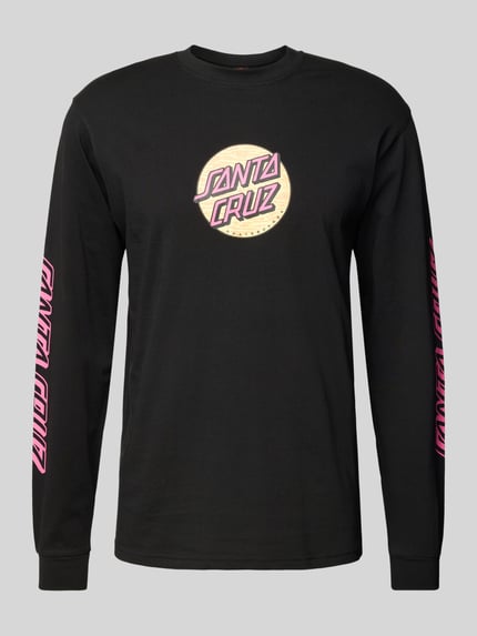 Santa Cruz Sweatshirt mit Label-Print Black 2