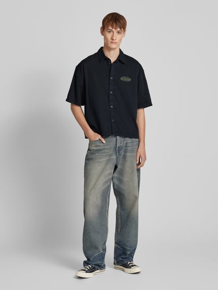 REVIEW Vrijetijdsoverhemd met knoopsluiting Zwart - 1