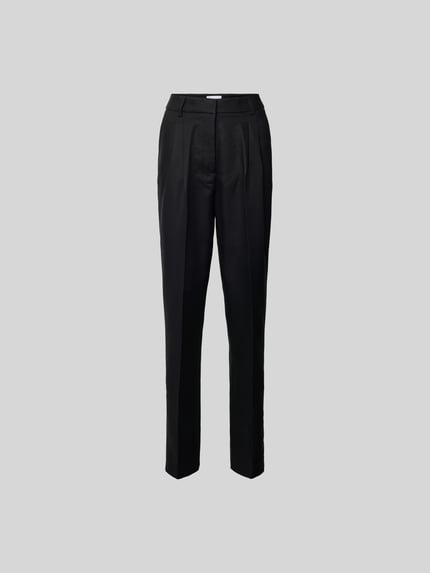 black palms Stoffen broek met bandplooien Zwart - 2