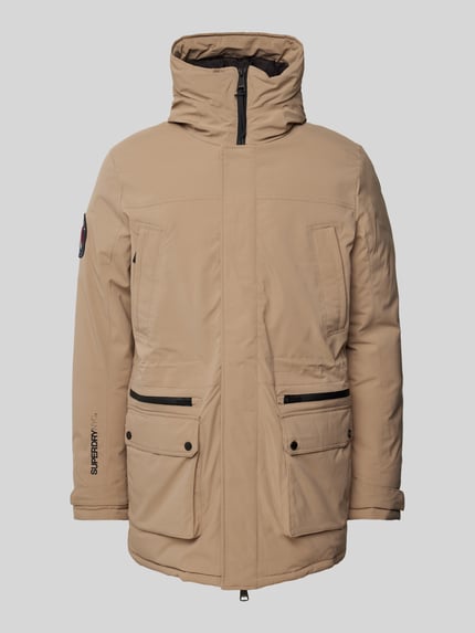 Superdry Parka mit Stehkragen Sand 2
