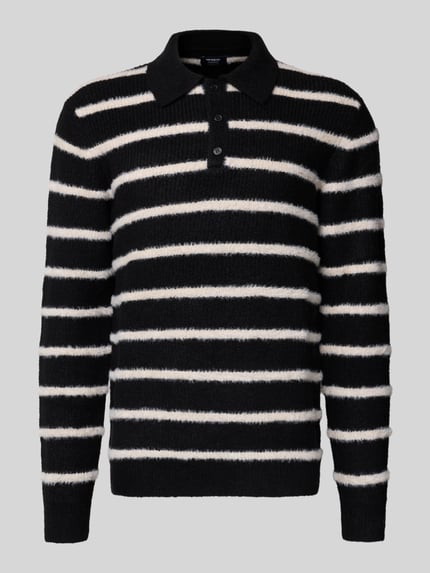 Strickpullover mit Kentkragen Shop The Look MANNEQUINE