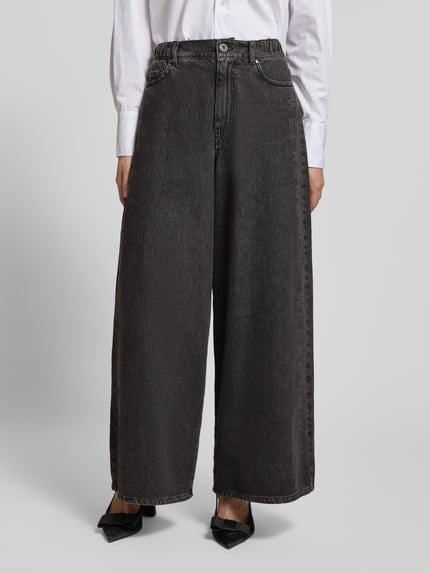 Weekend Max Mara Relaxed Fit Jeans aus reiner Baumwolle Black 4
