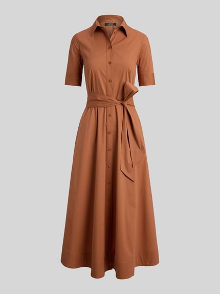 Lauren Ralph Lauren Tailliertes Freizeitkleid aus Baumwoll-Mix Terra 2