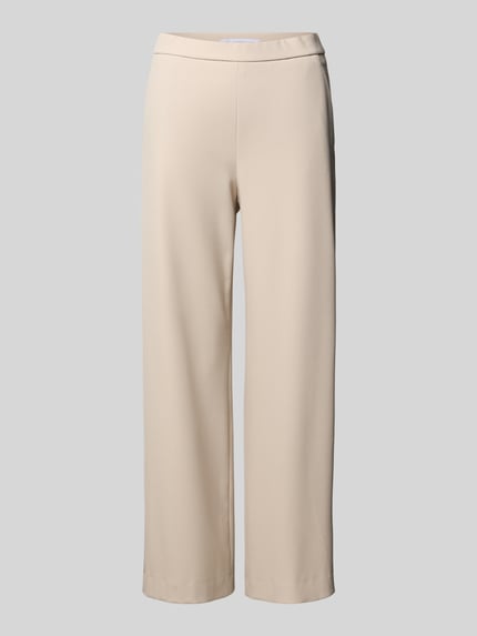 Produktfoto, Wide Fit Schlupfhose mit Viskose-Anteil Modell 'Palina' von Raffaello Rossi in Beige, elastischer Bund, Crêpe-Struktur, Damenmode