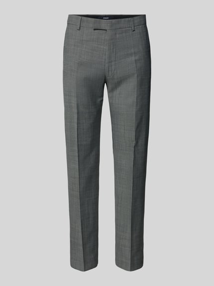 Slim fit pantalon met wol model 'Blayr' Shop The Look MANNEQUINE