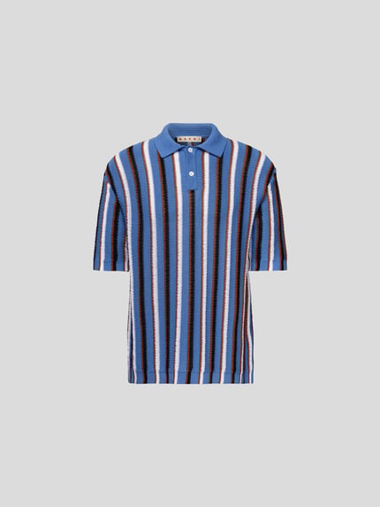 Marni Poloshirt met streepmotief Blauw - 2