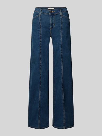 Levi's® 300 Wide Leg Jeans aus Baumwoll-Mix Modell '318' Blau 2