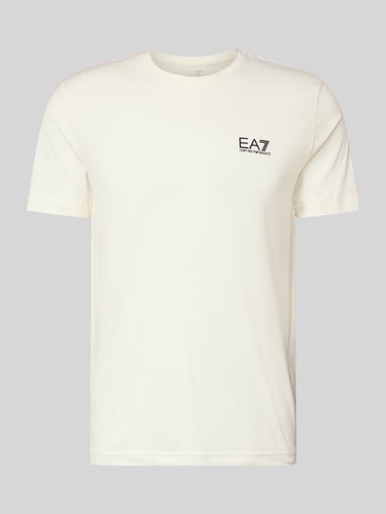T-shirt z nadrukiem etykiety Shop The Look MANNEQUINE