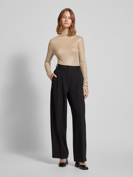 Luisa Cerano Longsleeve mit Turtleneck Camel Melange 1