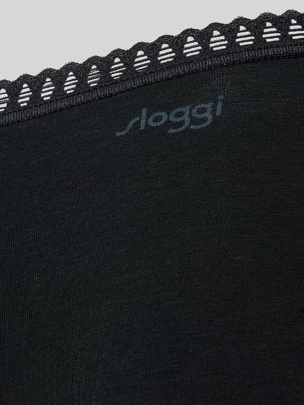 Sloggi Majtki z nadrukiem z logo w zestawie 3 szt. model ‘GO Crush’ Czarny 2