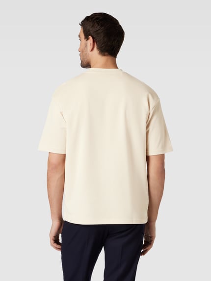 Selected Loose Fit T-Shirt mit Rundhalsausschnitt Modell 'OSCAR' Offwhite 5
