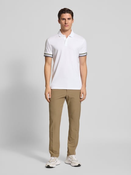 BOSS Green Slim fit broek met tunnelkoord, model 'T_COMMUTER' Kaki - 1